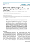 Advances and Challenges on Cancer Cells