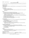 Unit 2 Review Sheet File
