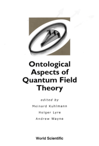 Ontological Aspects of Quantum Field Theory edited by