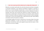 VIII. NUCLEAR MAGNETIC RESONANCE (NMR) SPECTROSCOPY