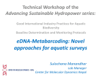 eDNA Metabarcoding Novel Approaches for Aquatic Surveys