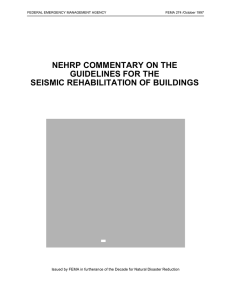 nehrp commentary on the guidelines for the seismic rehabilitation of