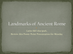 Landmarks of Ancient Rome