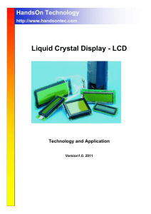Liquid Crystal Display - LCD