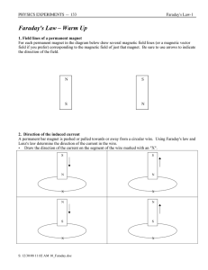 Faraday`s Law – Warm Up