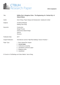 Raffles City in Hangzhou China - The Engineering of a `Vertical City