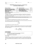 Lab Report - Activity P08: Newton`s Second Law – Constant Force