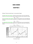 IONIC BONDS CHAPTER 6