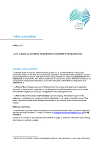 Word version - Dental Board of Australia