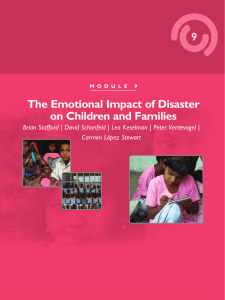 The Emotional Impact of Disaster on Children and Families