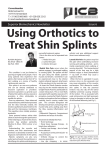Using Orthotics to Treat Shin Splints