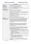 Project Scope - Midland Cancer Network