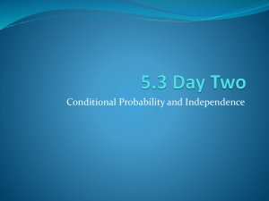 conditional probability