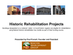 Historic Rehabilitation Projects