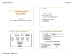 Operating system organization - cs.rochester.edu