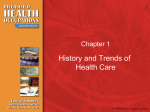 History of health care and trends