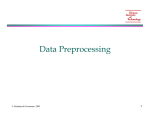 Data Mining: Data Preprocessing