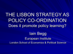 The Lisbon Strategy as policy co-ordination