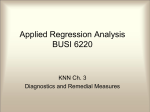 Regression - College of Business « UNT