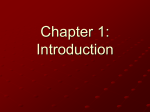 Chapter 1: Introduction