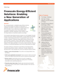 Freescale Energy-Efficient Solutions