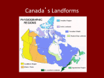Canada`s Landforms