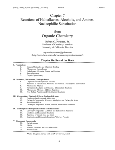 Organic Chemistry - UCR Chemistry