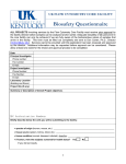 UK Flow Cytometry Biosafety Questionnaire