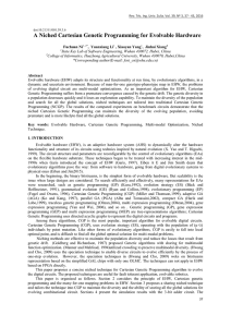 A Niched Cartesian Genetic Programming for Evolvable Hardware