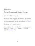 Chapter 4 Vector Norms and Matrix Norms