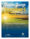 Summary for Policymakers - Climate Change Reconsidered