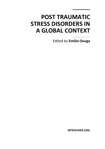 post traumatic stress disorders in a global context