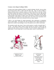 Coronary Artery Bypass Grafting (CABG)