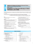 Guidelines for Pharmacotherapy of Atrial Fibrillation (JCS 2008)