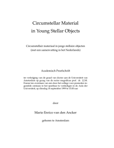 Circumstellar Material in Young Stellar Objects