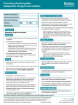 Formulary decision guide - Rosemont Pharmaceuticals