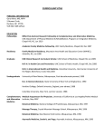 Curriculum Vitae - UNC Gillings School of Global Public Health