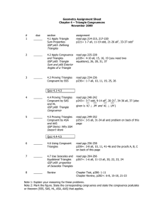 GSP p63: Defining Triangles GSP p65: Triangle Sum and p66