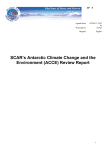 SCAR`s Antarctic Climate Change and the Environment (ACCE