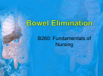 Bowel Elimination Scientific knowledge base
