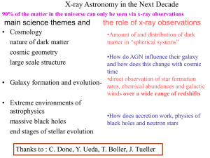Summary - X-ray Astronomy Group at ISAS