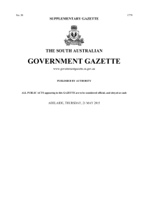 DOC - SA Government Gazette