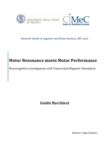 Motor Resonance Meets Motor Performance - Unitn