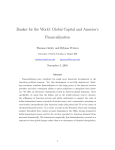 Banker for the World: Global Capital and America`s Financialization