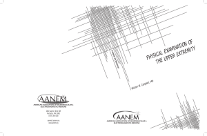 Physical Exam Upper Extremity