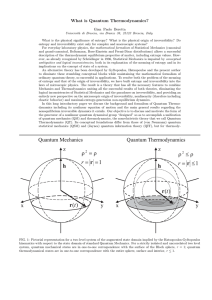 What is Quantum Thermodynamics?