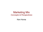 Marketing Mix - Concepts