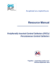 Peripherally and Percutaneous CVAD Resource Manual