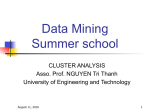 Data Mining Summer school