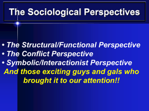 The Sociological Perspectives